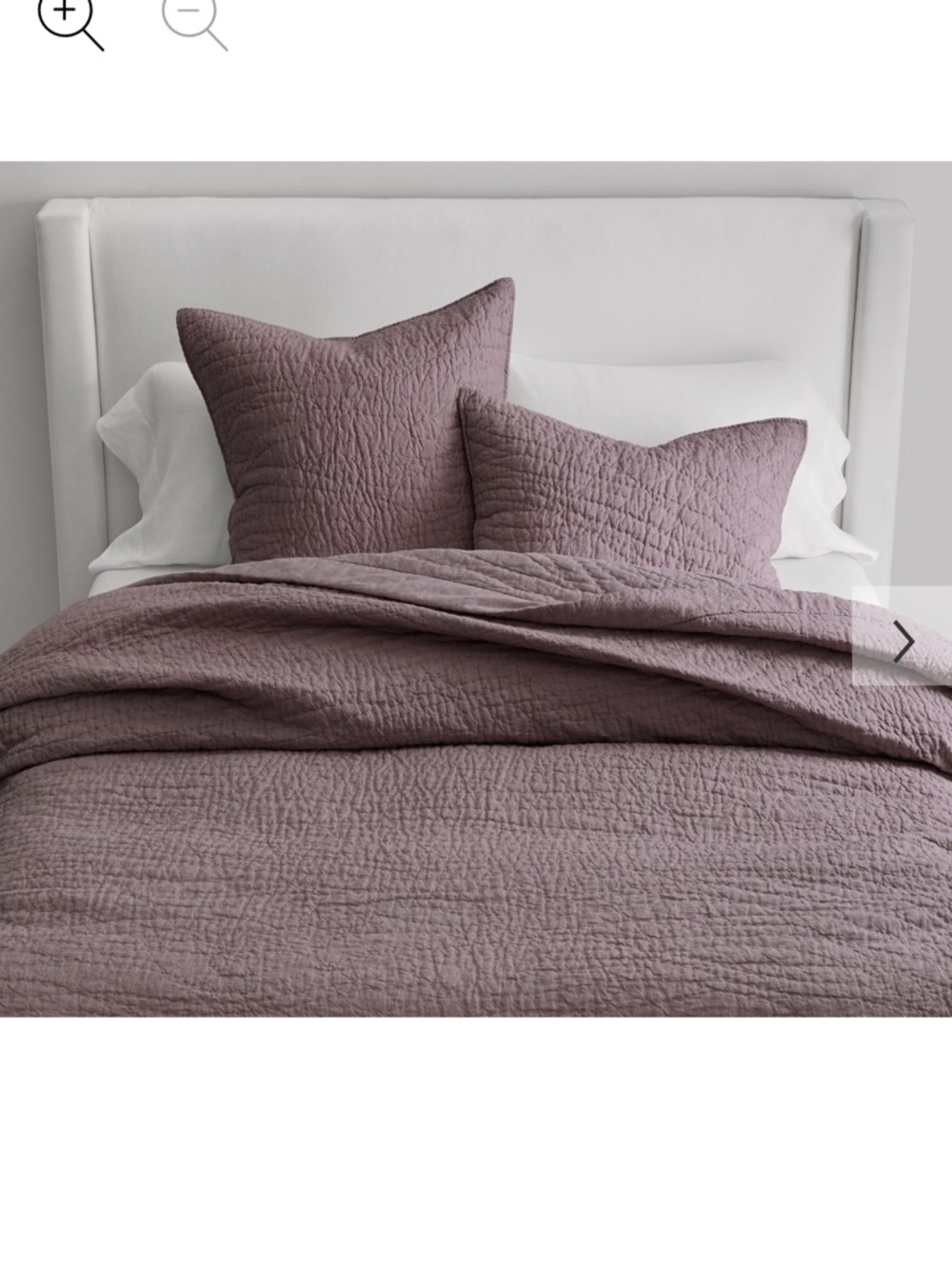 POTTERY BARN King-Size Belgian Flax Linen Quilt-Shams not included